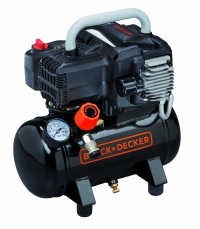 Compressor sem Óleo 6L 8bar Black Decker