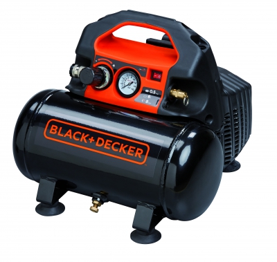 Compressor sem óleo 6L 8bar Black Decker
